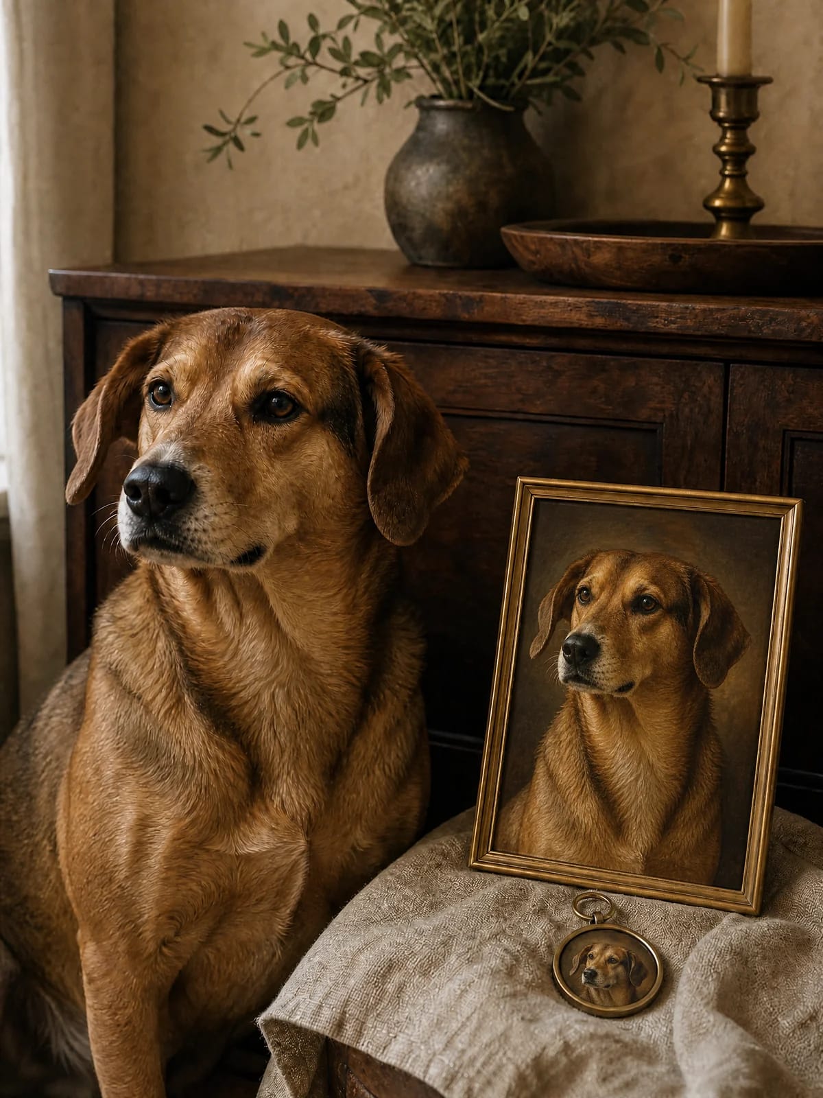 Custom Pet Portrait Keepsake